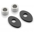 Rizoma Turn Signal Mounting Adapters For KTM / Husqvarna - FR230B Rizoma Turn Signal Mounting Adapters For KTM / Husqvarna - FR230B
